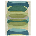 Harlequin Elliptic Emerald Pure Wool Designer Rug
