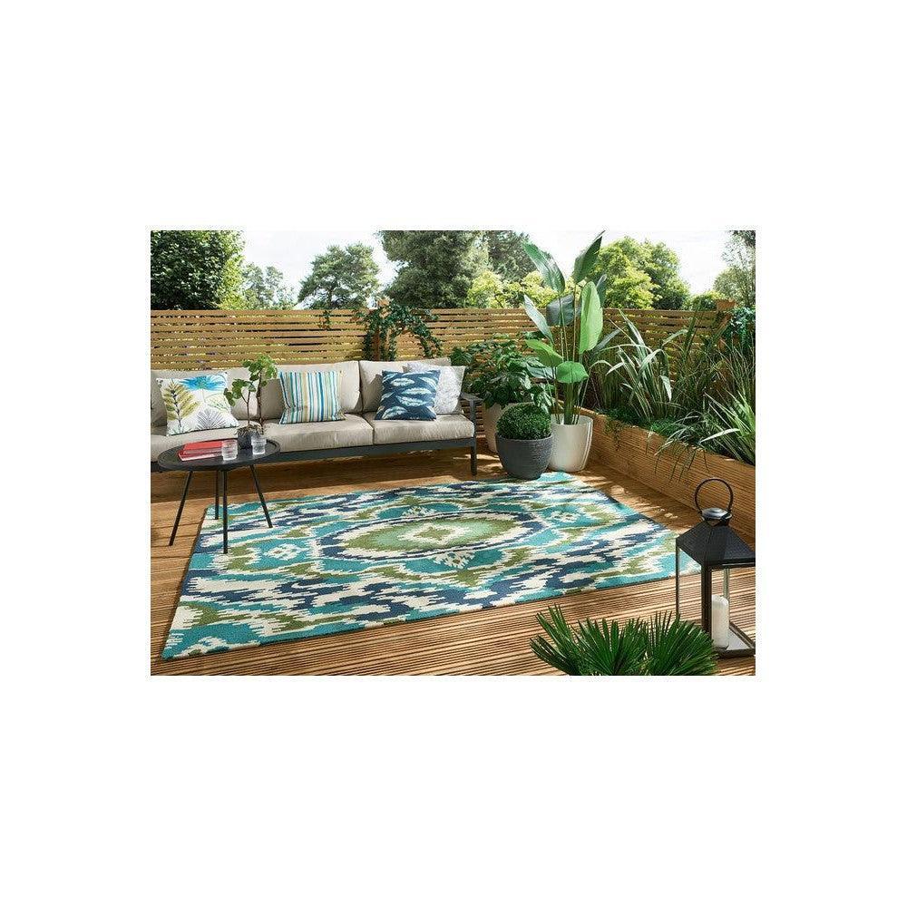 Harlequin Ixora Emera Outdoor Designer Rug