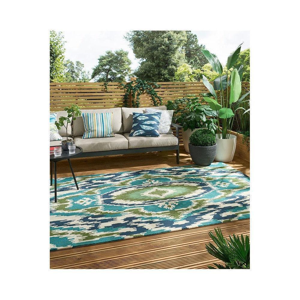 Harlequin Ixora Emera Outdoor Designer Rug