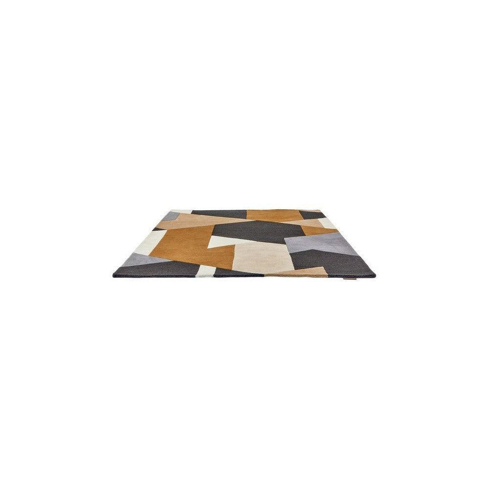 Harlequin Popova Caramel Slate Shell Pure Wool Designer Rug