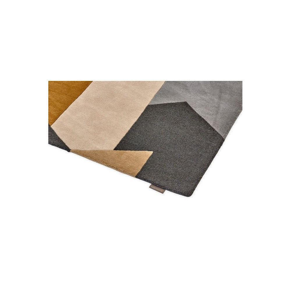 Harlequin Popova Caramel Slate Shell Pure Wool Designer Rug