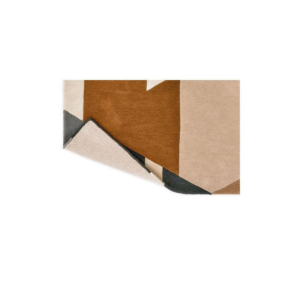 Harlequin Popova Caramel Slate Shell Pure Wool Designer Rug