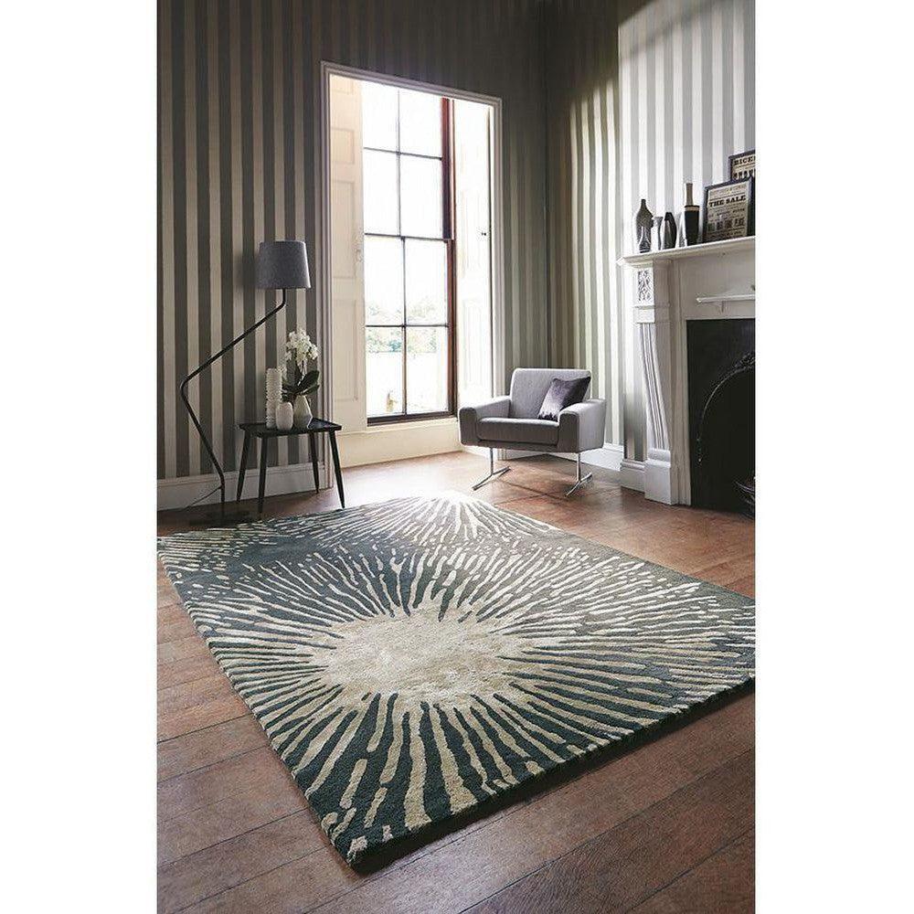 Harlequin Shore Truffle Wool & Viscose Designer Rug
