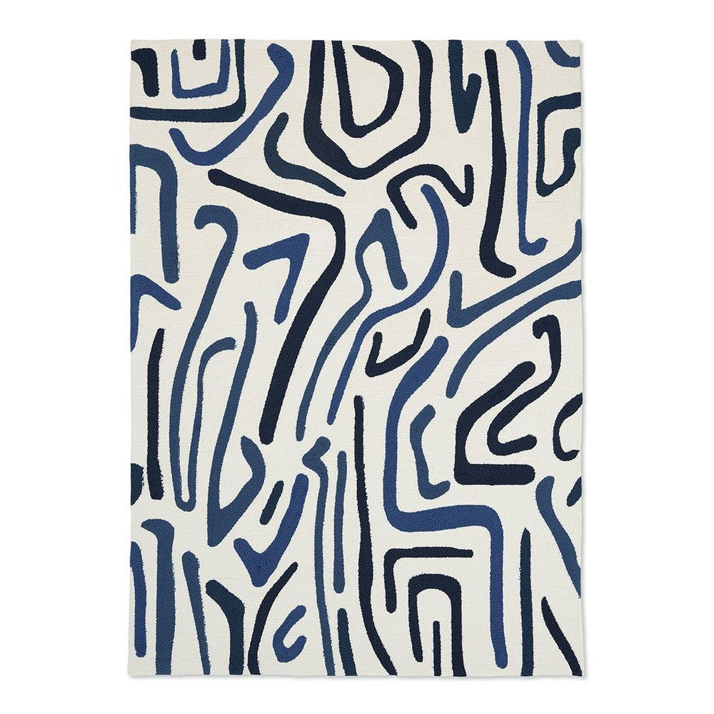 Harlequin Synchronic Japanese Ink Outdoor Designer Rug