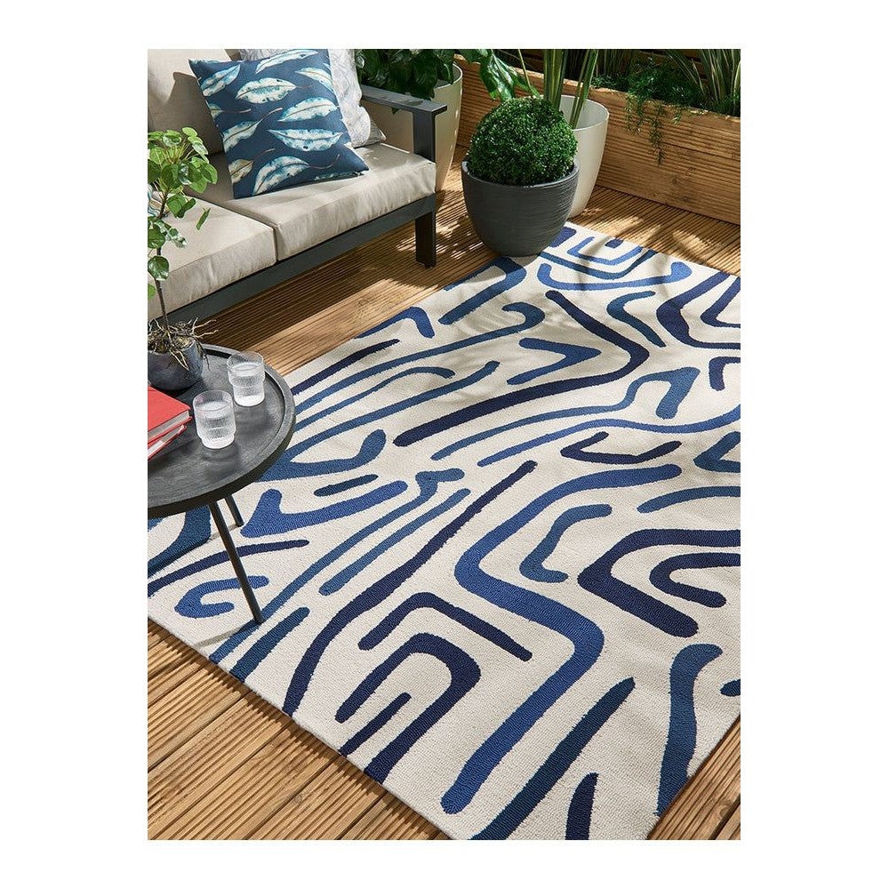 Harlequin Synchronic Japanese Ink Outdoor Designer Rug