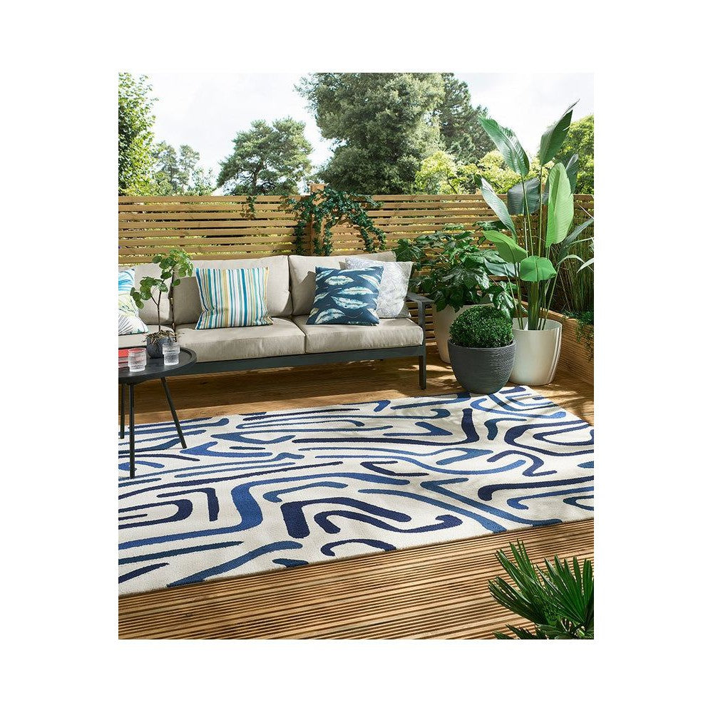 Harlequin Synchronic Japanese Ink Outdoor Designer Rug