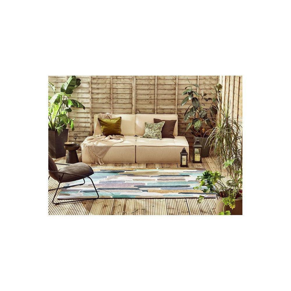 Harlequin Trattino Sea Glass Designer Outdoor Rug
