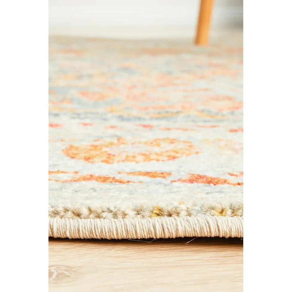 Legacy Blue Round Rug - ICONIC RUGS