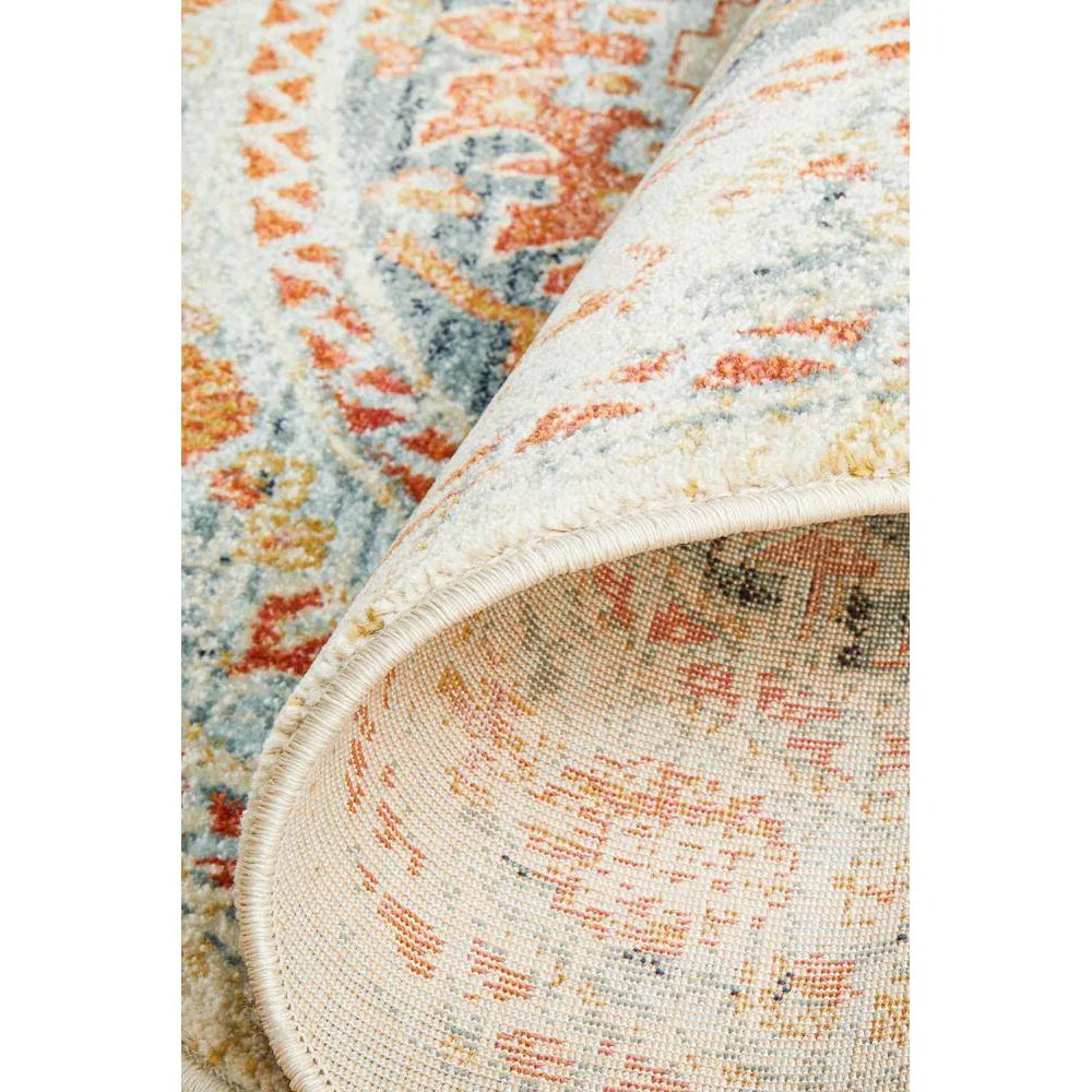 Legacy Blue Round Rug - ICONIC RUGS