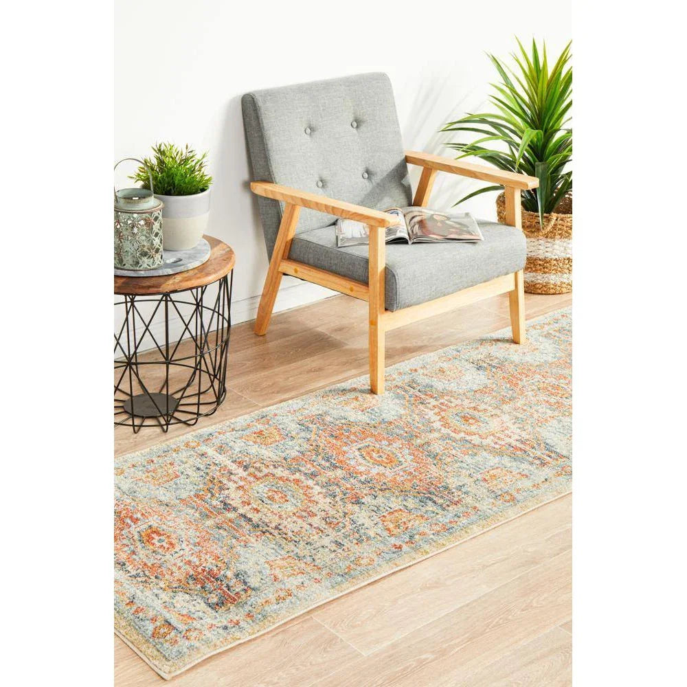 Legacy Blue Runner Rug - ICONIC RUGS