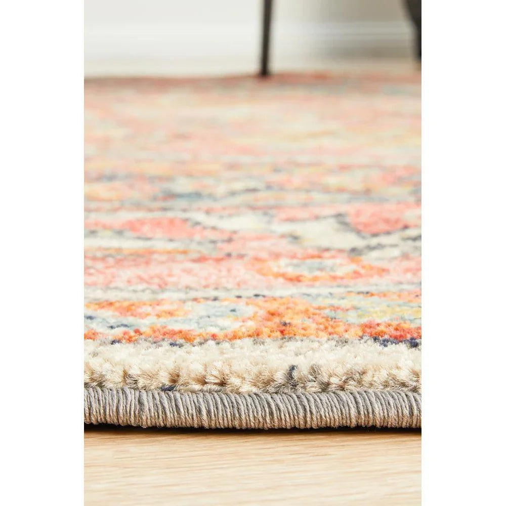 Legacy Crimson Round Rug - ICONIC RUGS
