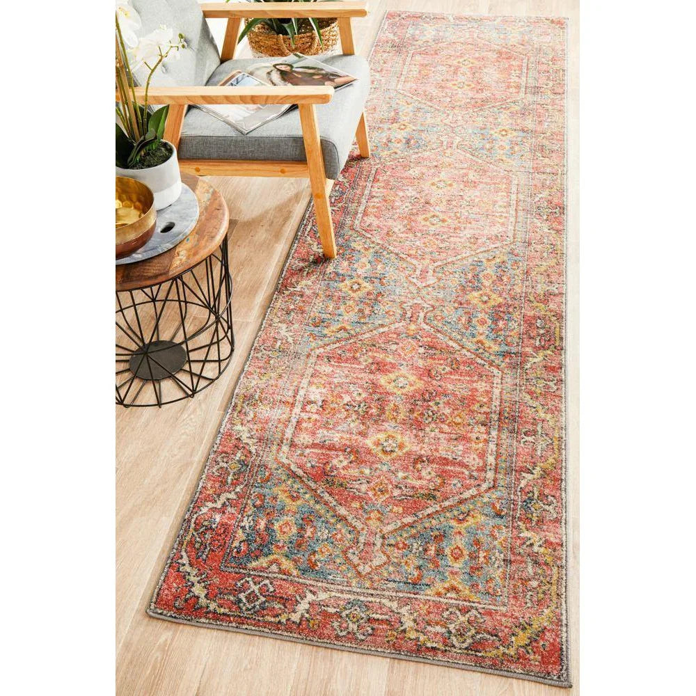 Legacy Crimson Runner Rug - ICONIC RUGS