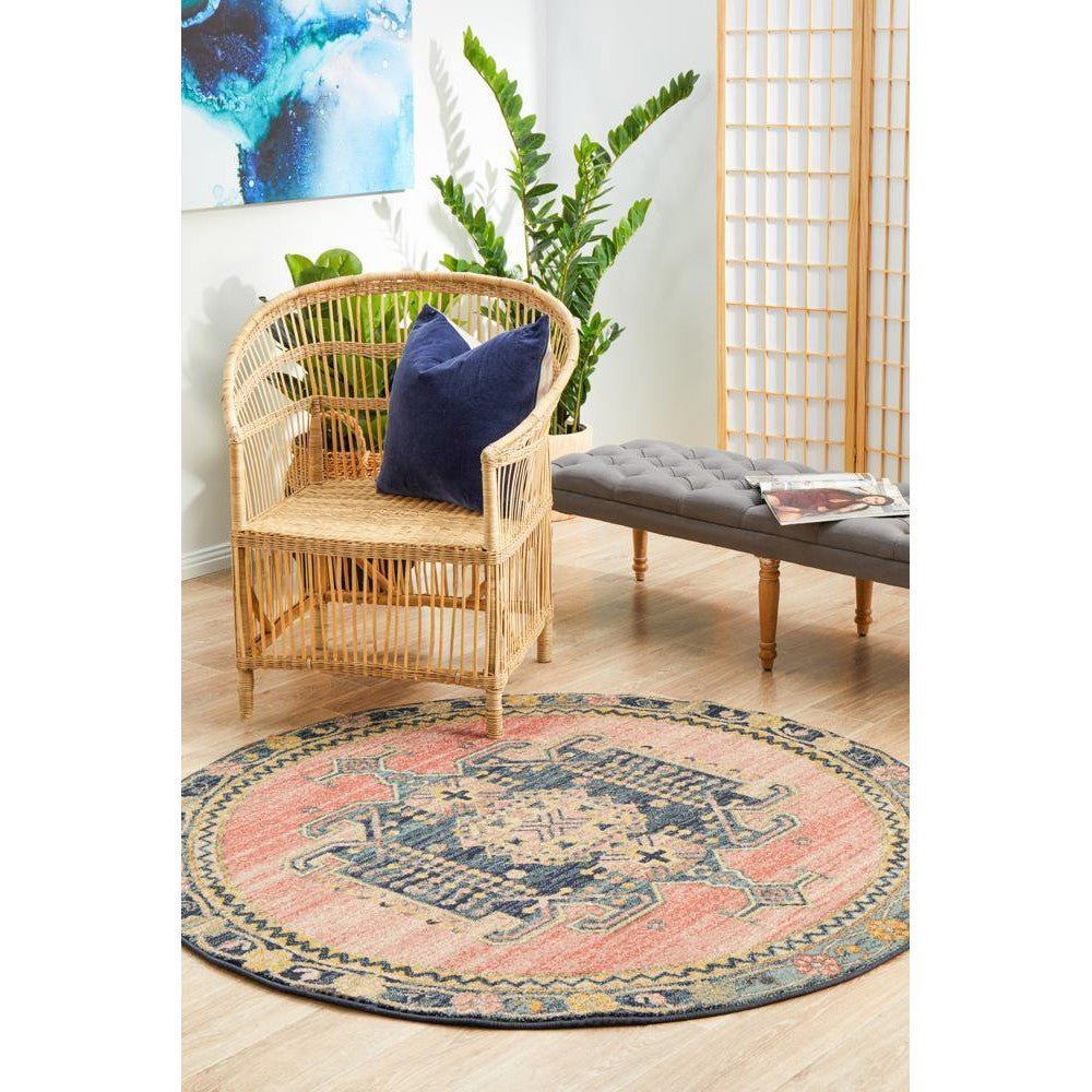 Heritage Earth Round Rug