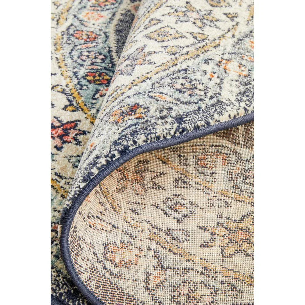 Legacy Ecru Round Rug - ICONIC RUGS