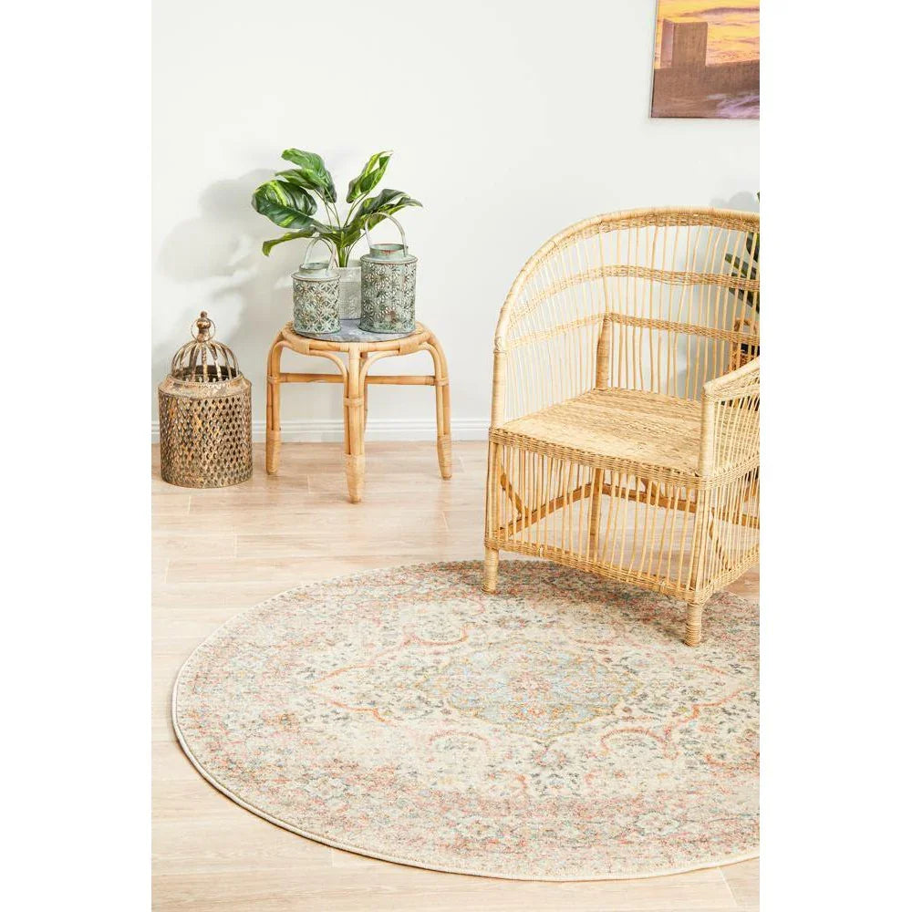 Legacy 861 Papyrus Round Rug - ICONIC RUGS