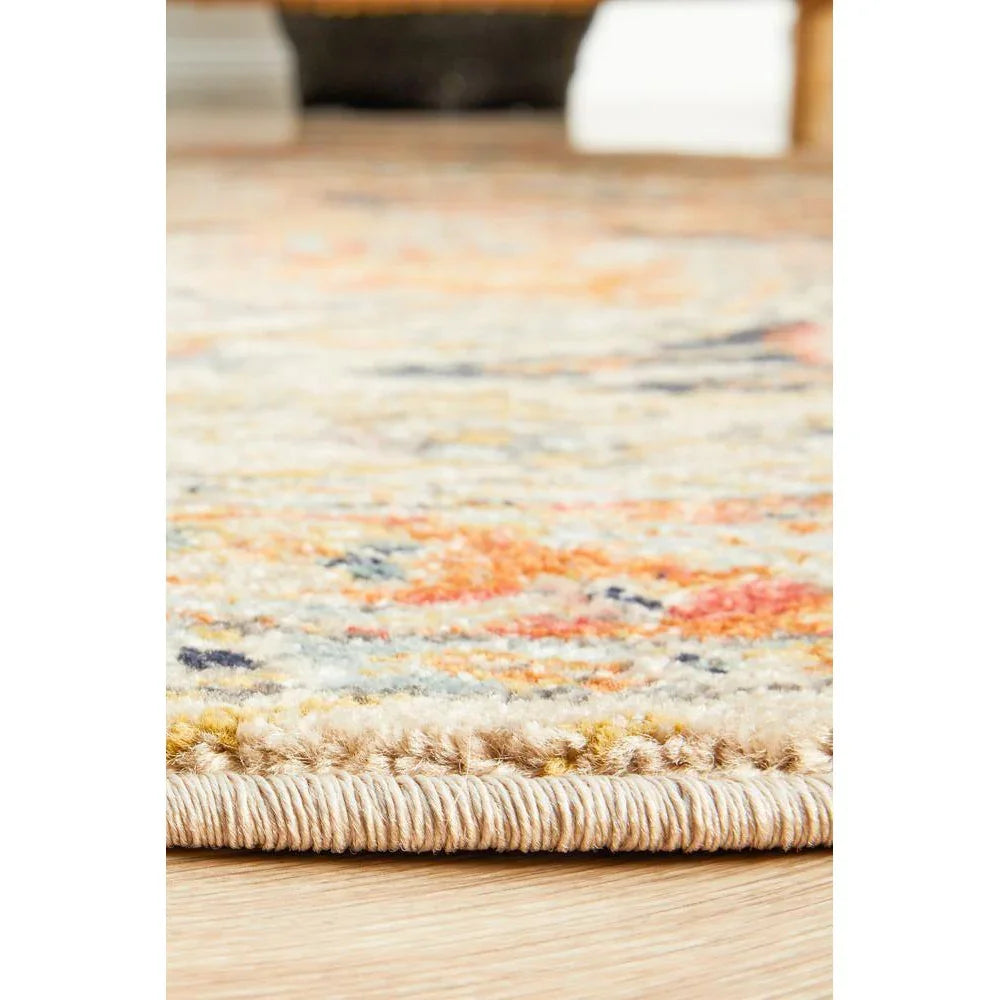 Legacy Rust Round Rug - ICONIC RUGS