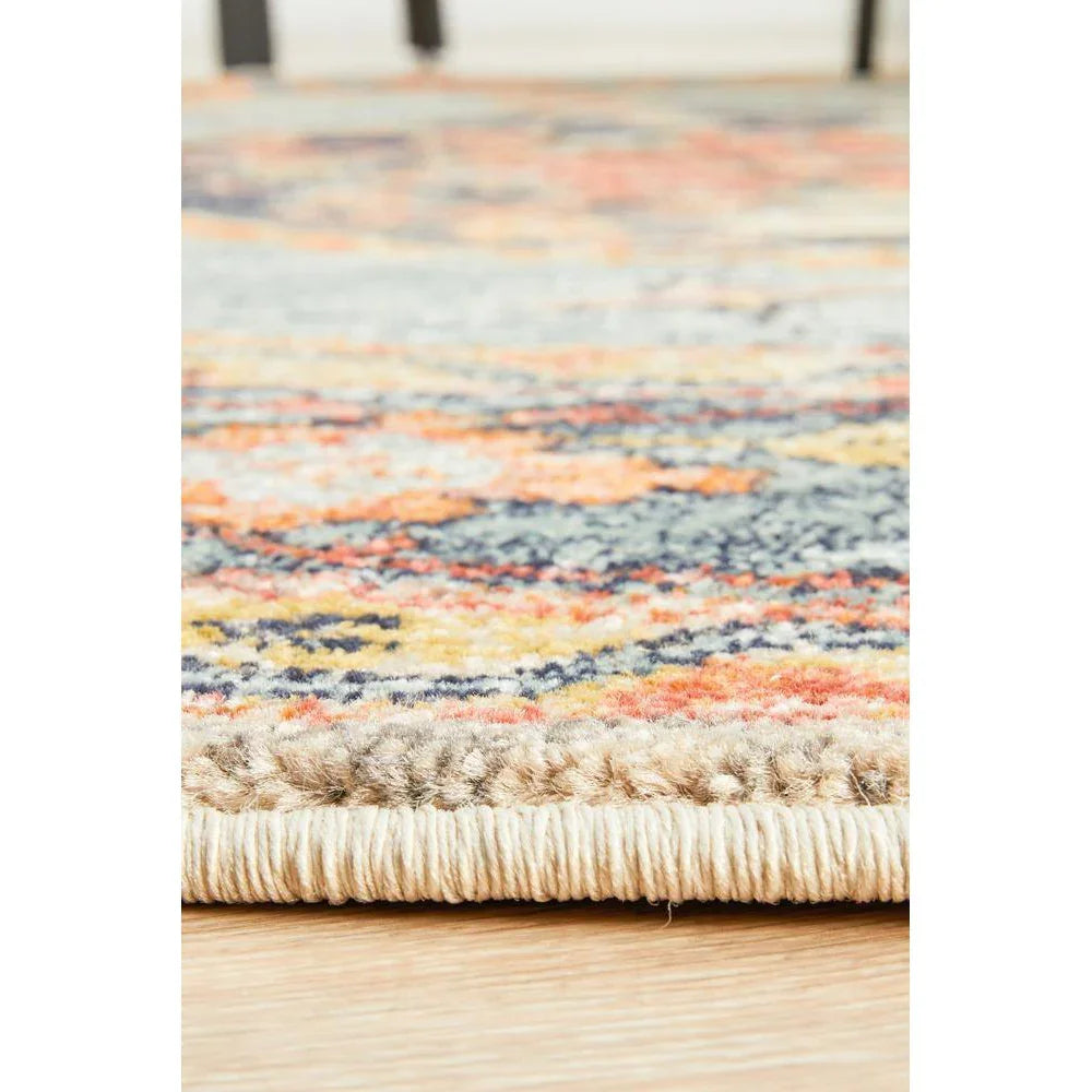 Legacy 862 Rust Round Rug - ICONIC RUGS