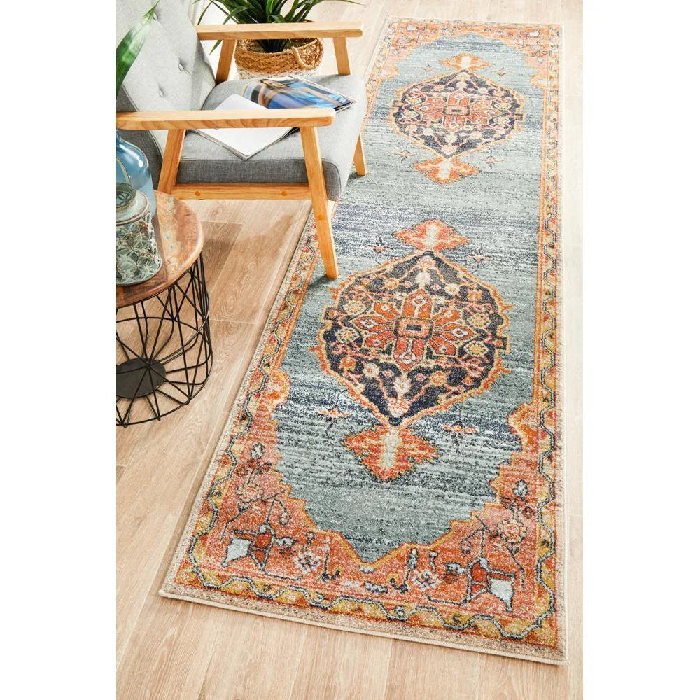 Legacy 862 Rust Runner Rug - ICONIC RUGS