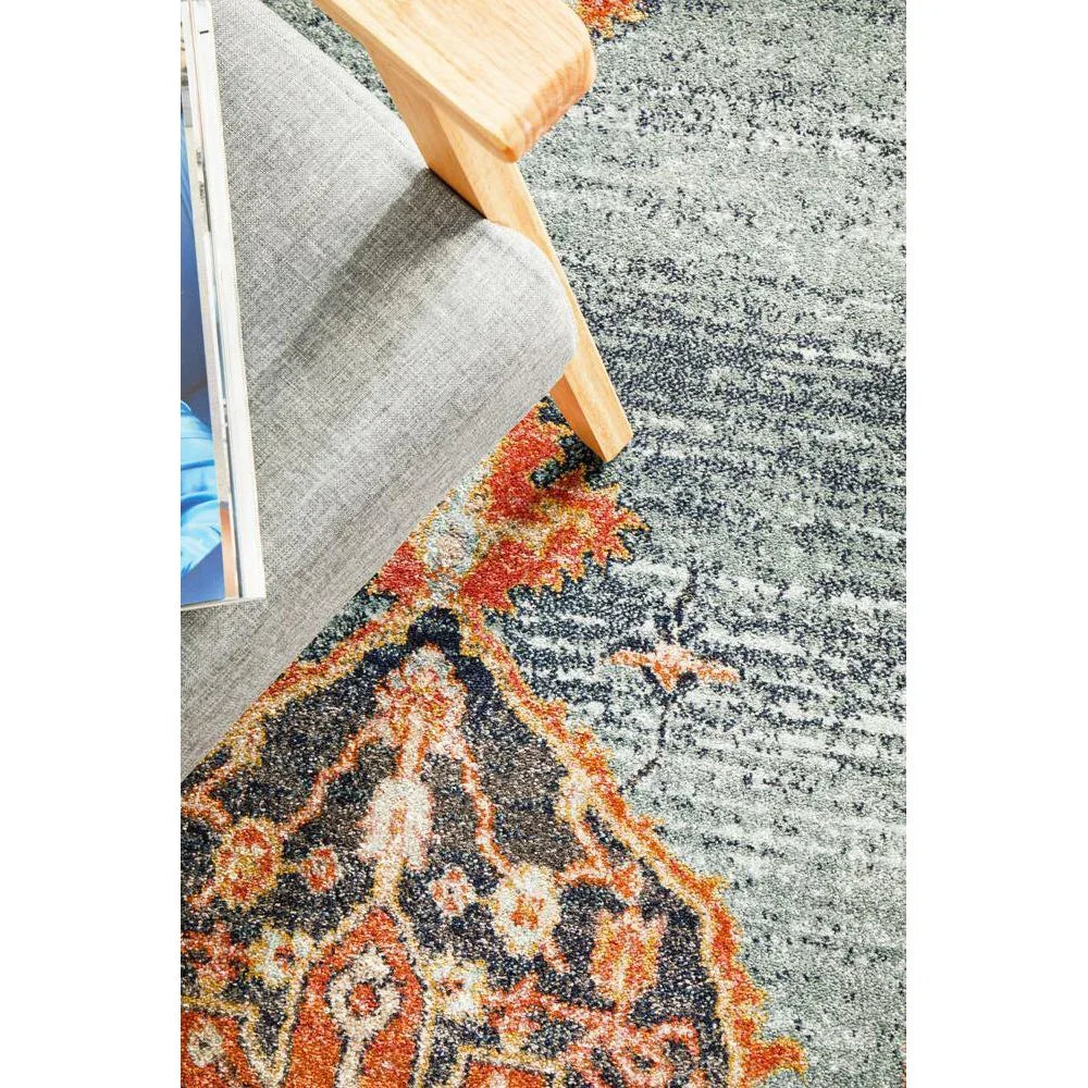Legacy 862 Rust Runner Rug - ICONIC RUGS