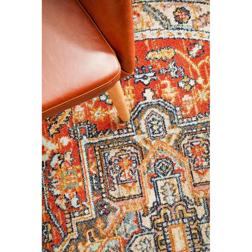 Legacy Terracotta Round Rug - ICONIC RUGS
