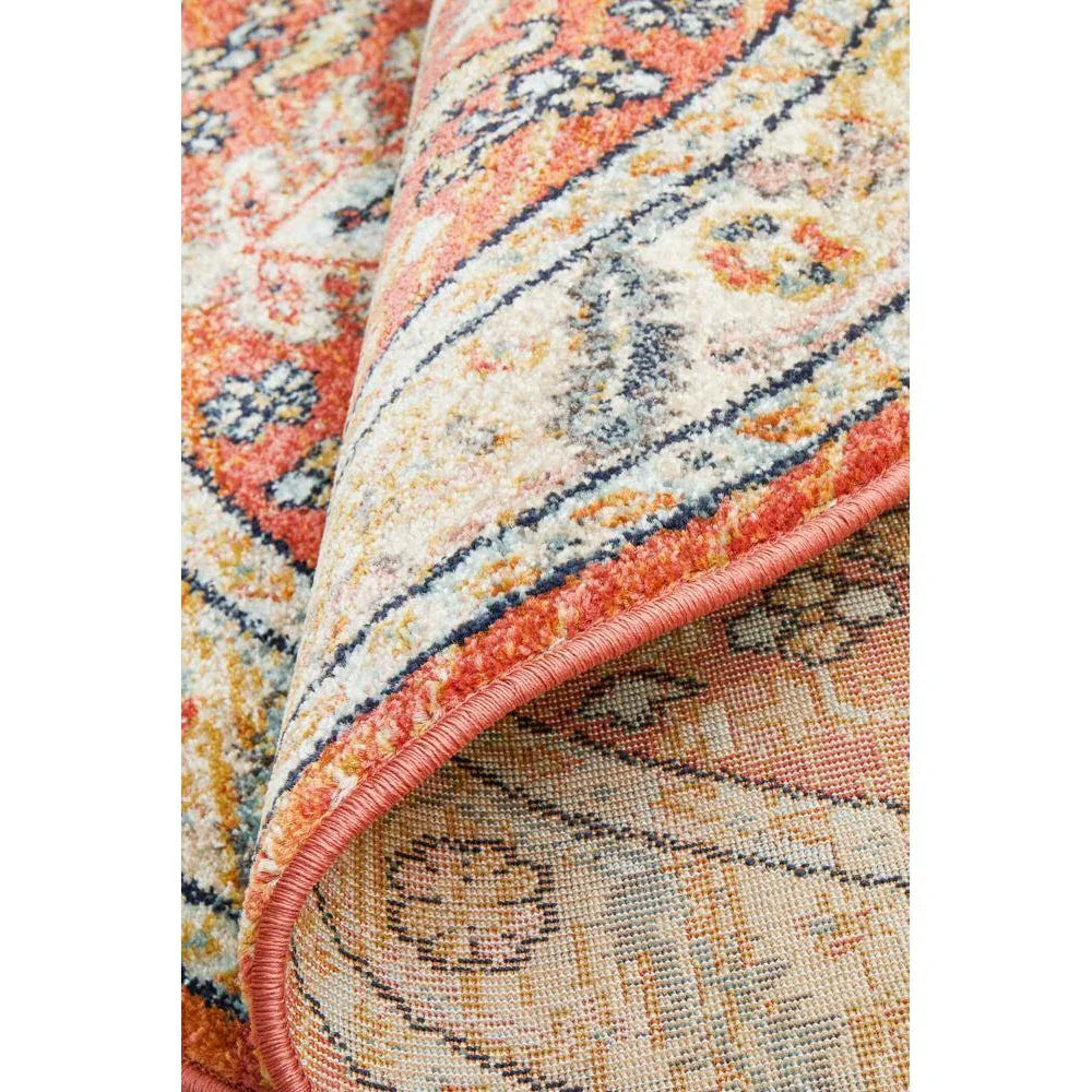 Legacy Terracotta Round Rug - ICONIC RUGS