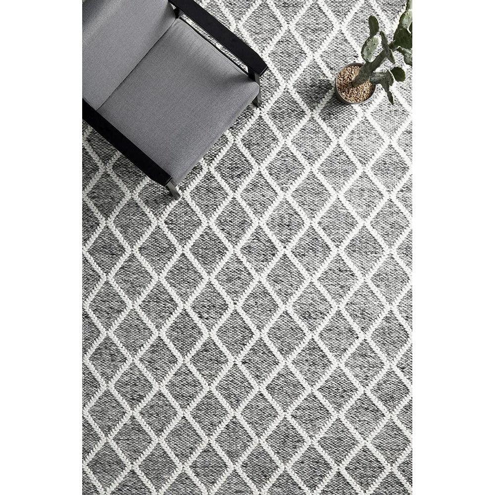 Huxley Grey Rug - ICONIC RUGS