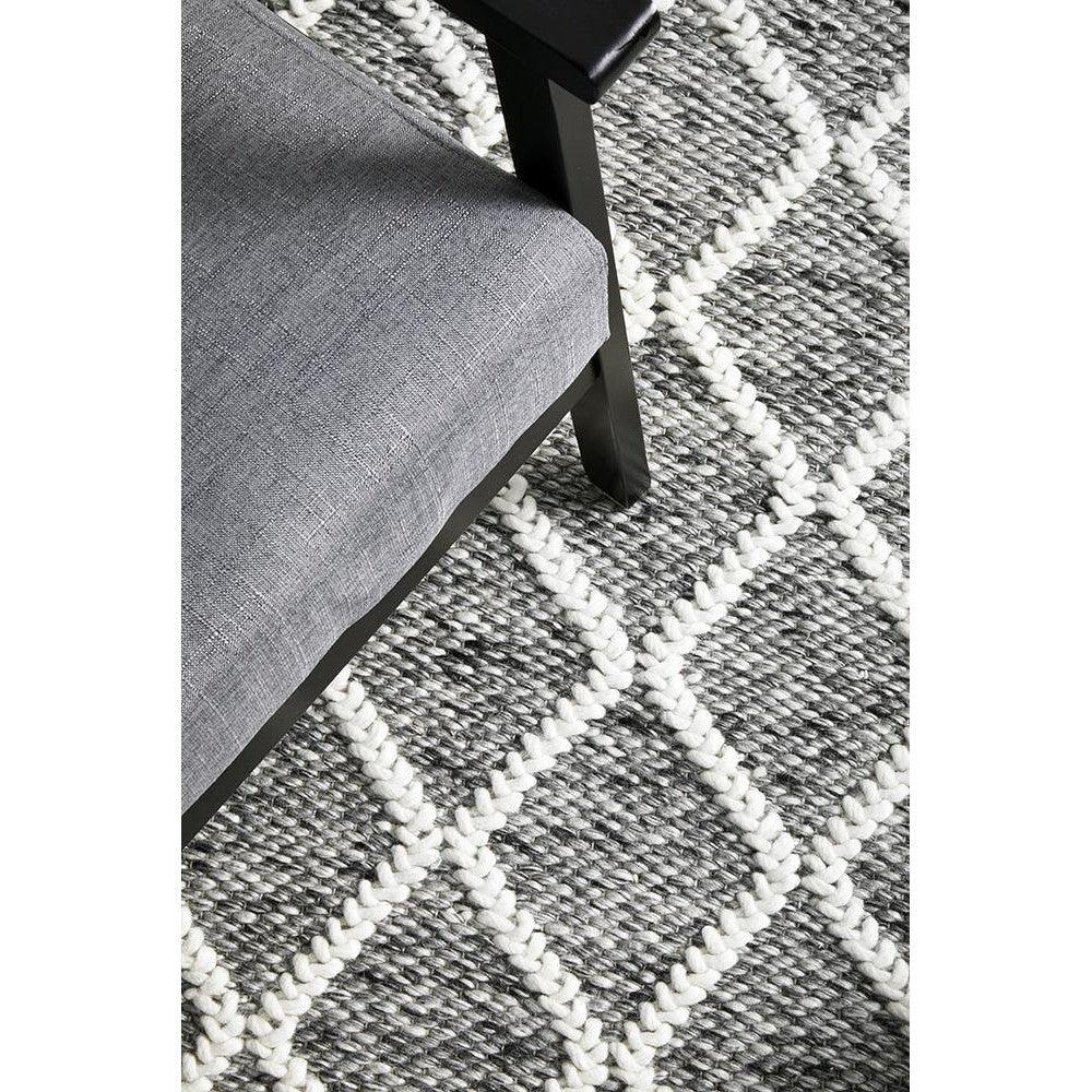 Huxley Grey Rug - ICONIC RUGS
