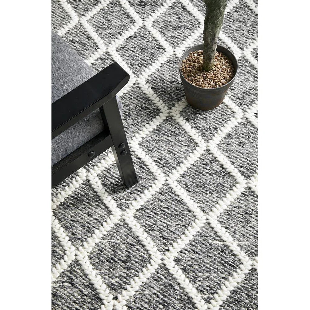 Huxley Grey Rug - ICONIC RUGS