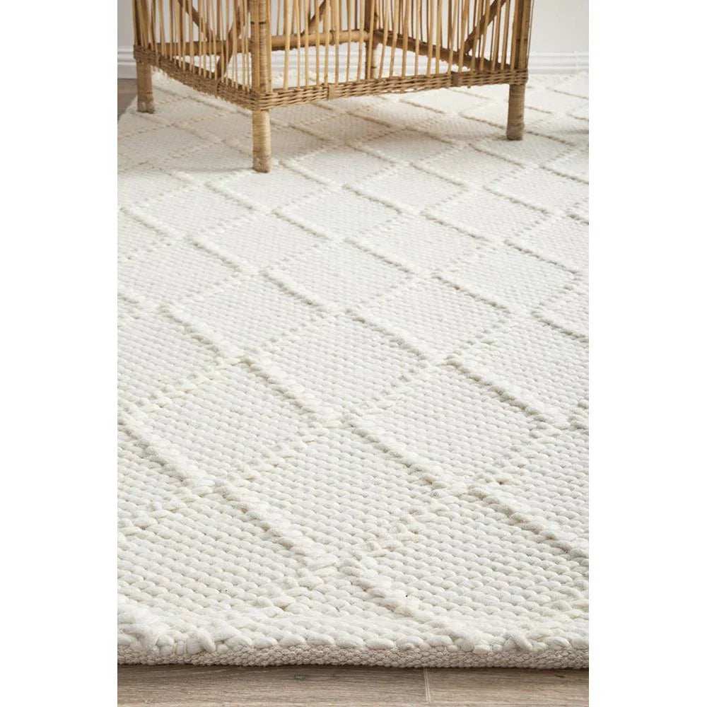 Huxley White Rug - ICONIC RUGS