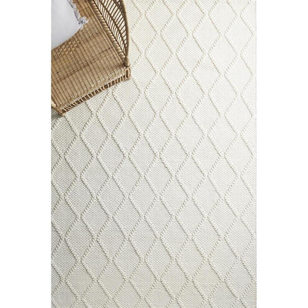 Huxley White Rug - ICONIC RUGS