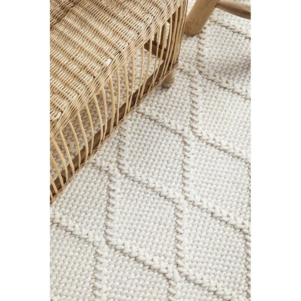 Huxley White Rug - ICONIC RUGS