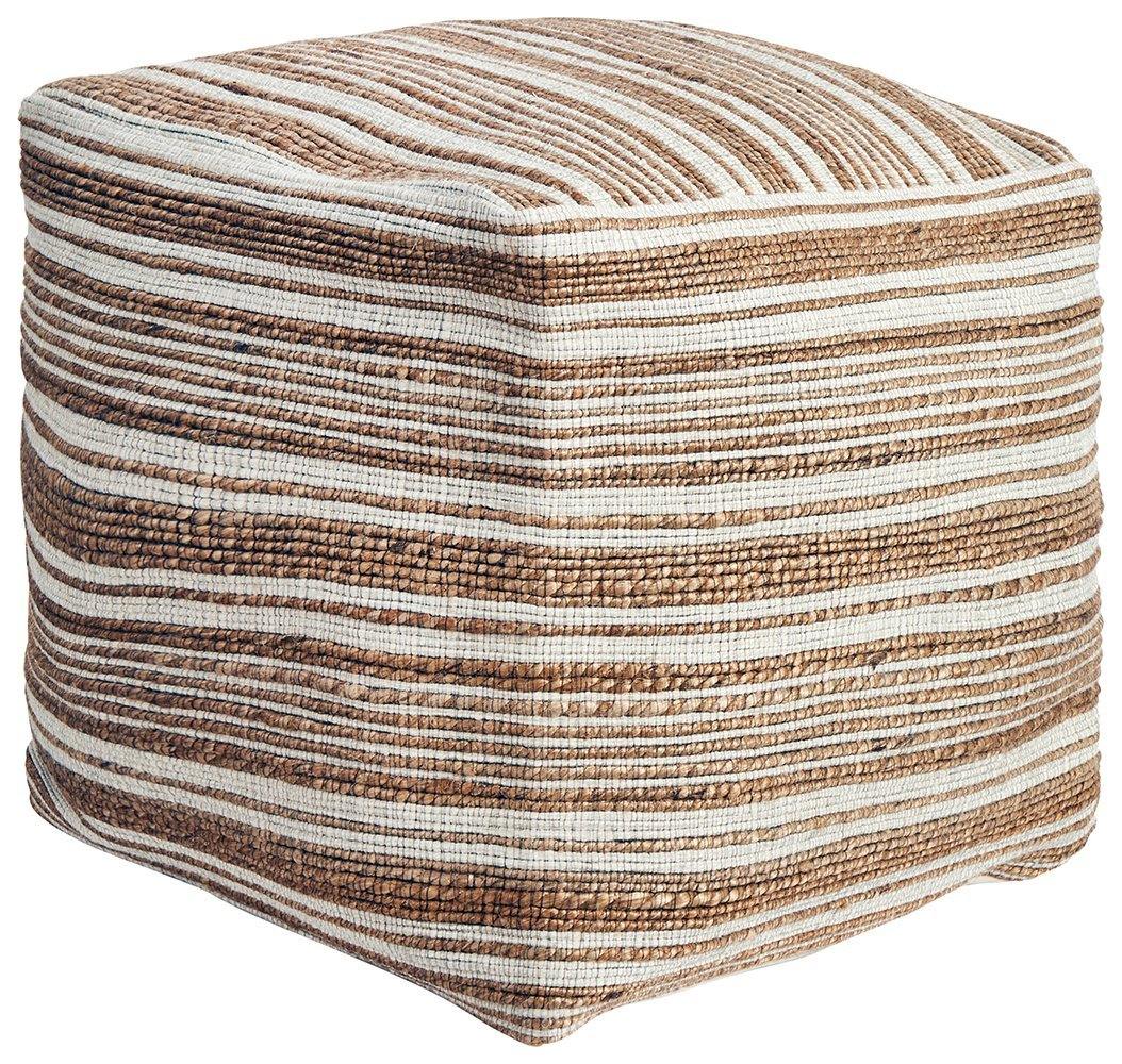 ICONIC RUGS 505 Natural Ottoman - ICONIC RUGS