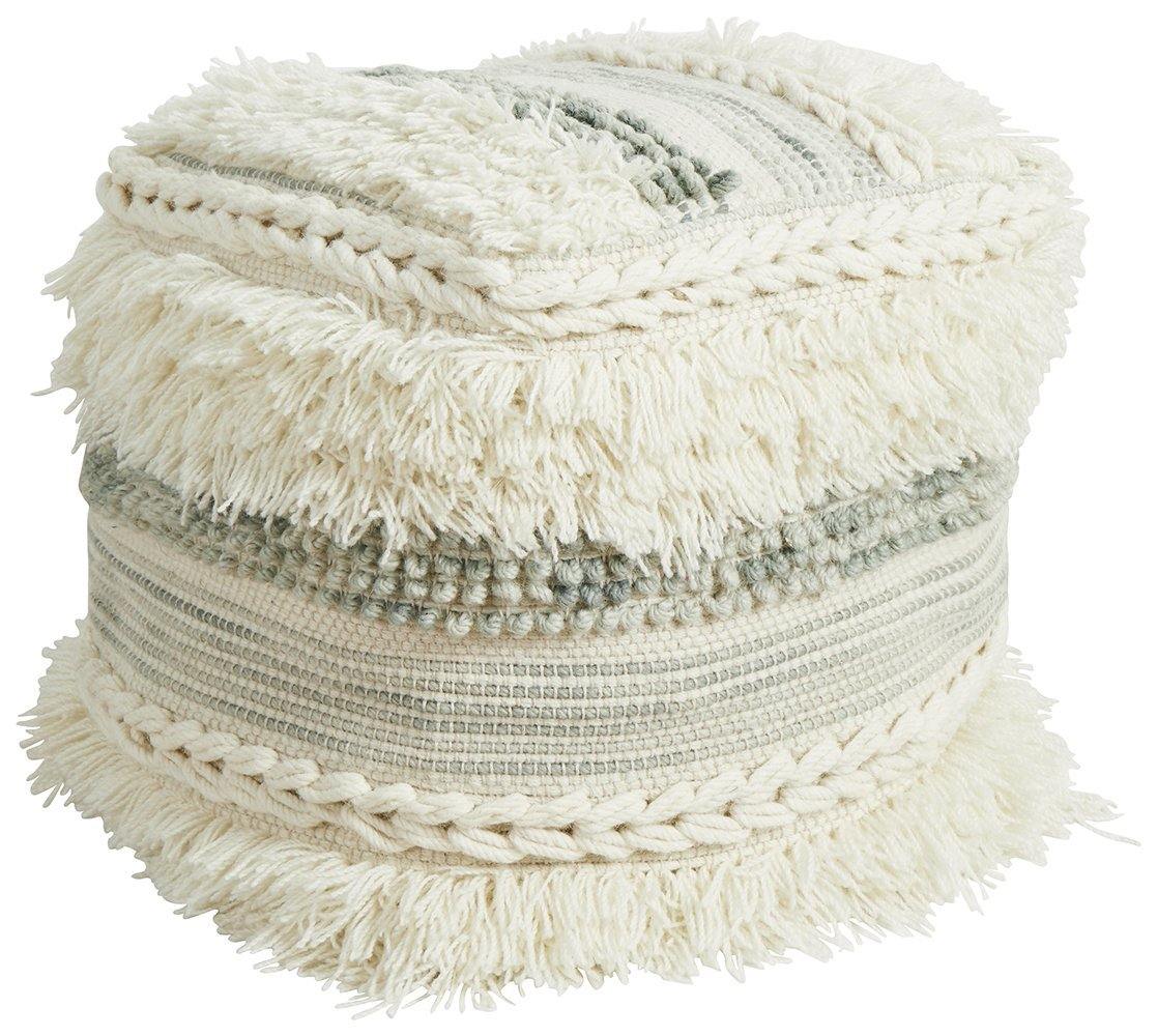ICONIC RUGS 507 Ivory Ottoman - ICONIC RUGS