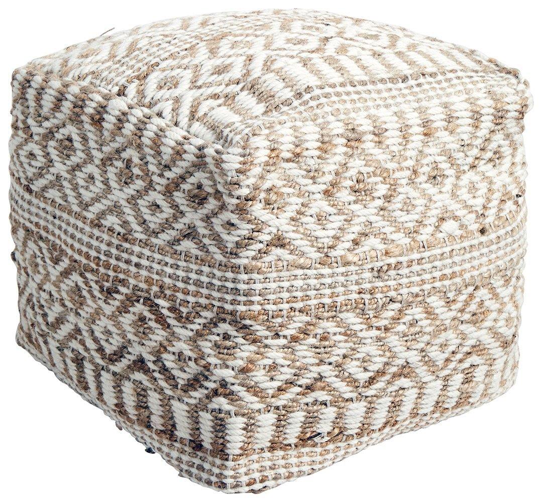 ICONIC RUGS 519 Natural Ottoman - ICONIC RUGS