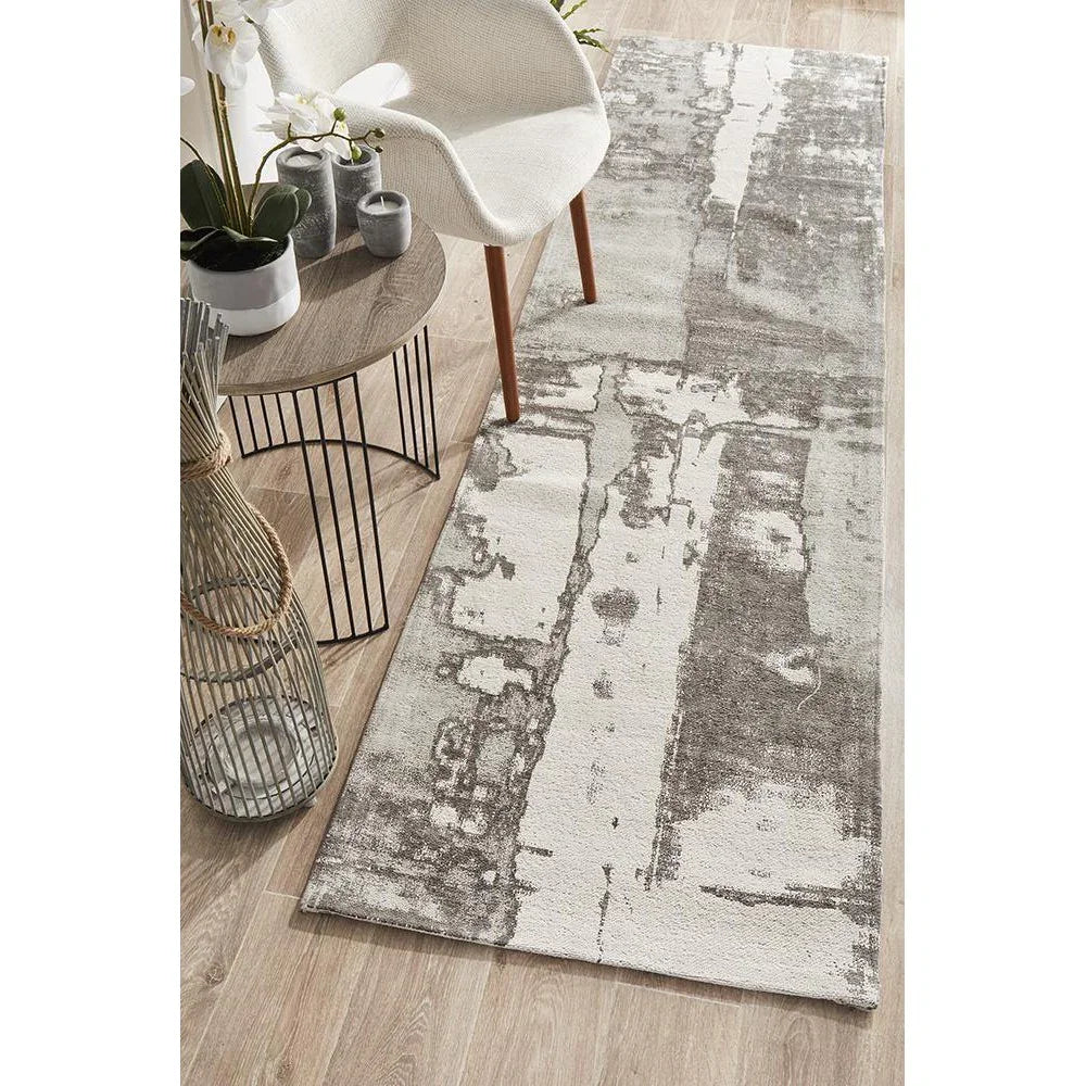 Magnolia Silver Runner Rug - ICONIC RUGS