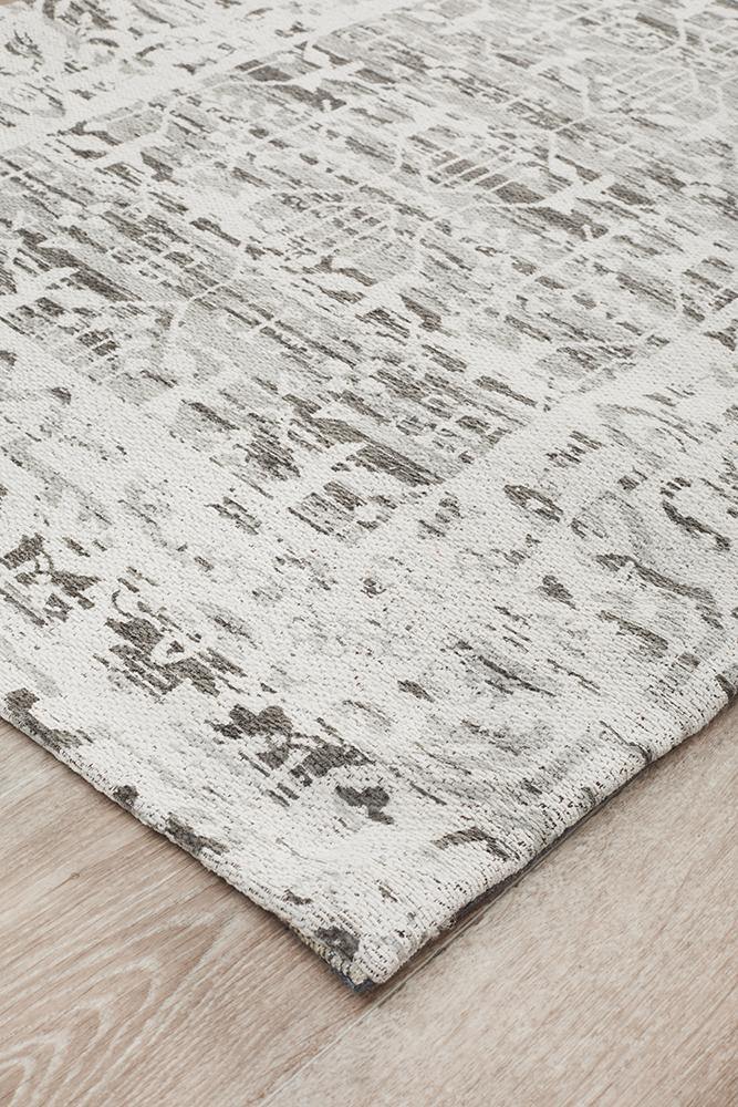 Magnolia Silver Runner Rug - ICONIC RUGS