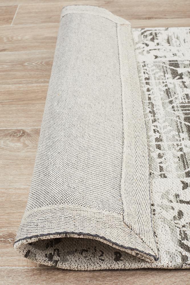Magnolia Silver Runner Rug - ICONIC RUGS