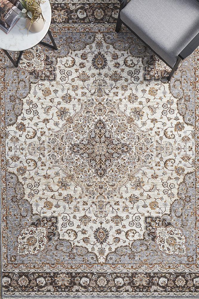 Jaipur 77 Silver Rug - ICONIC RUGS