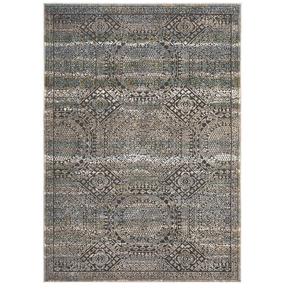 Jeryan Fluid Morrow Modern Blue Rug - ICONIC RUGS