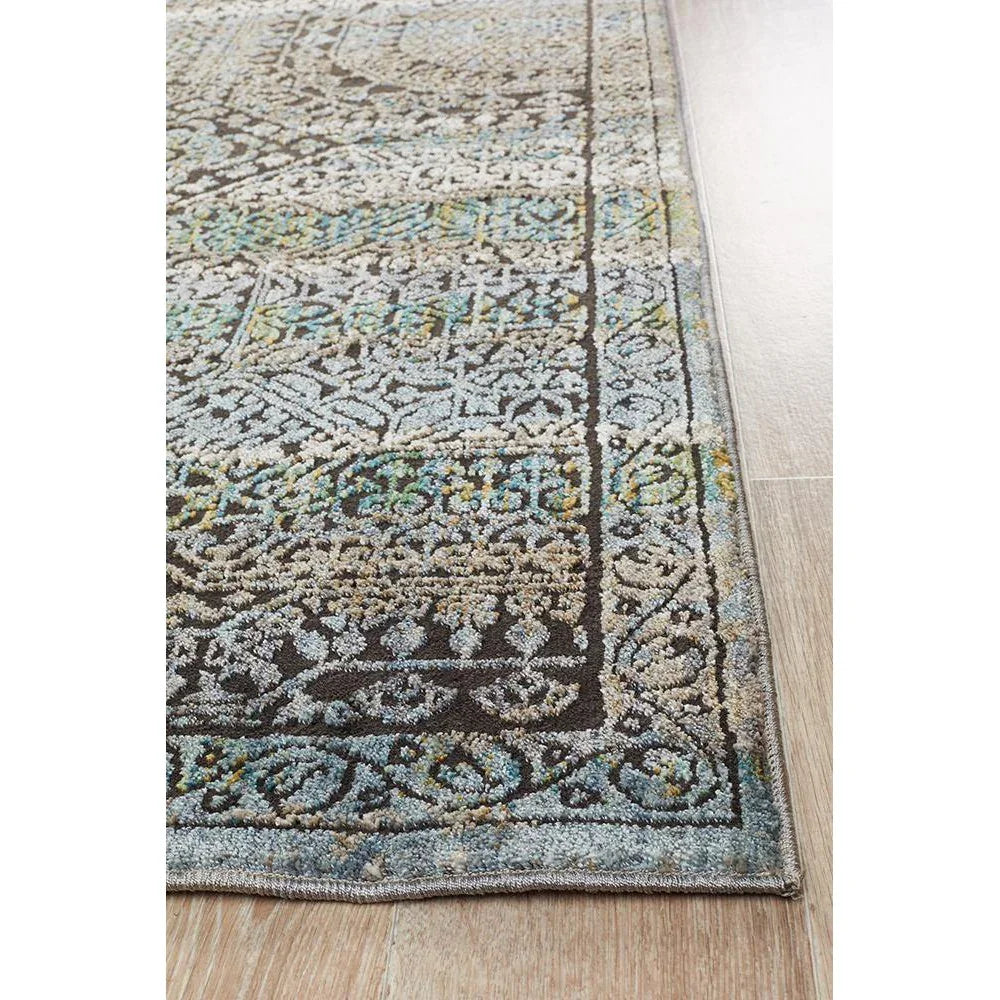 Jeryan Fluid Morrow Modern Blue Rug - ICONIC RUGS