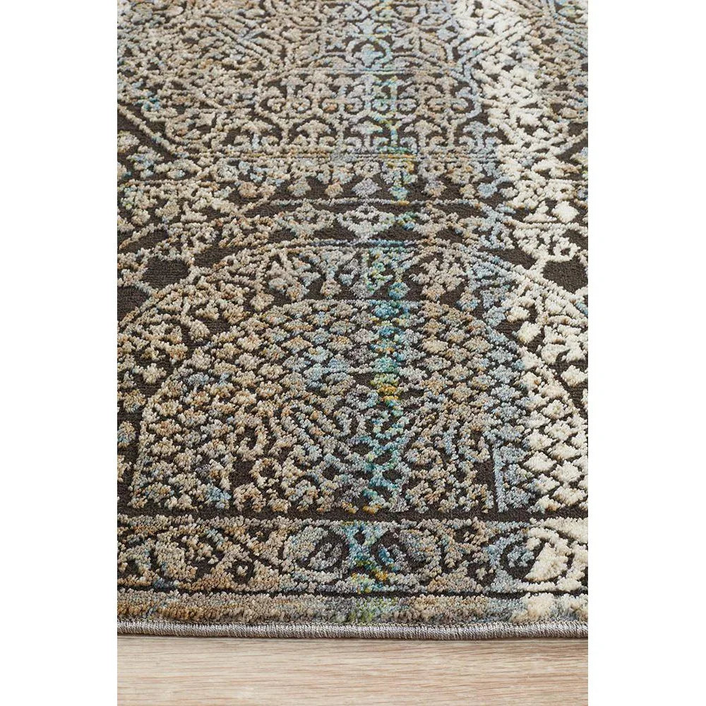 Jeryan Fluid Morrow Modern Blue Rug - ICONIC RUGS