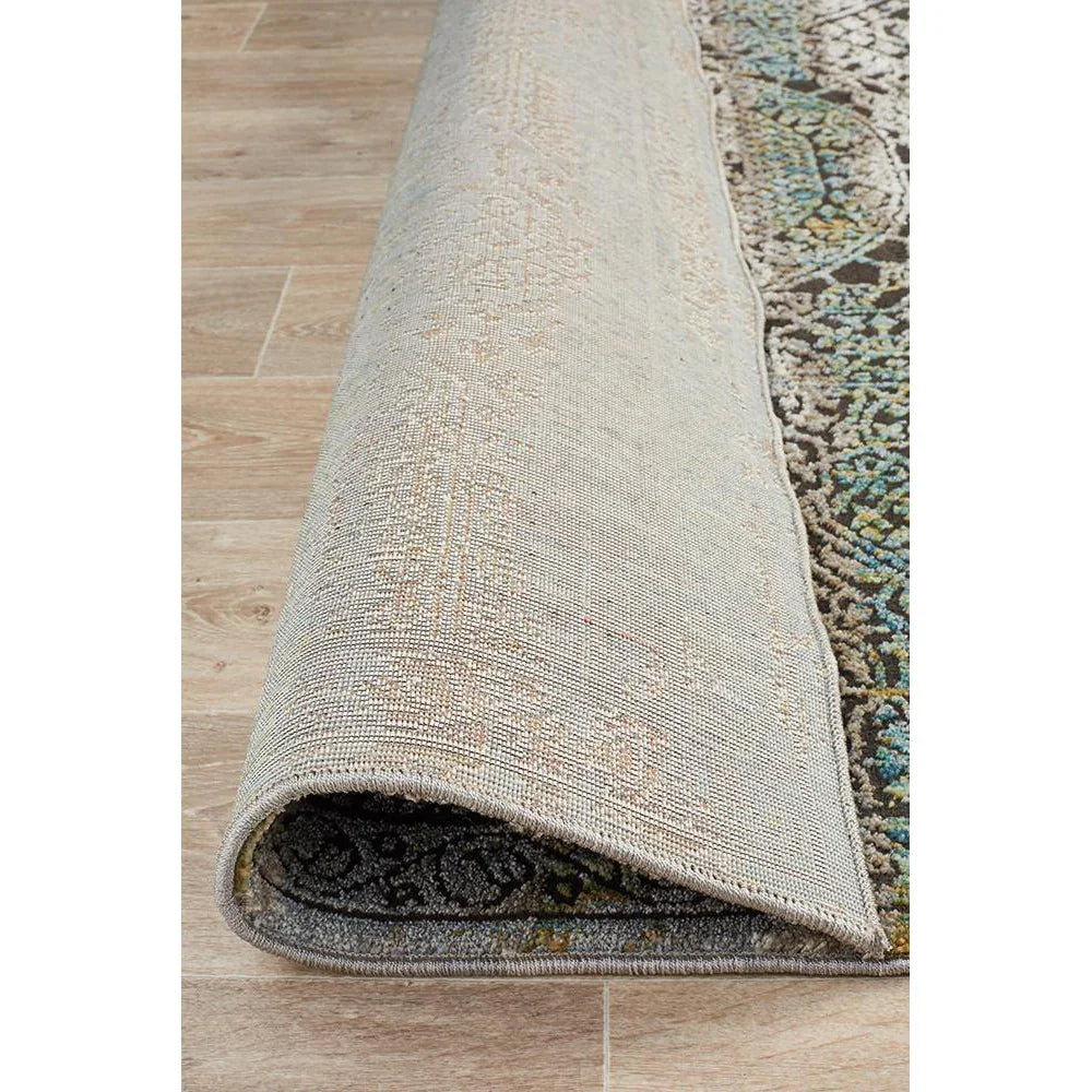 Jeryan Fluid Morrow Modern Blue Rug - ICONIC RUGS
