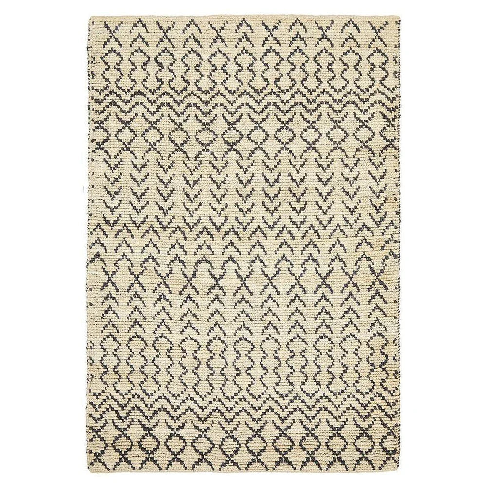 Kenya Elki Hand Woven Tribal Jute Rug
