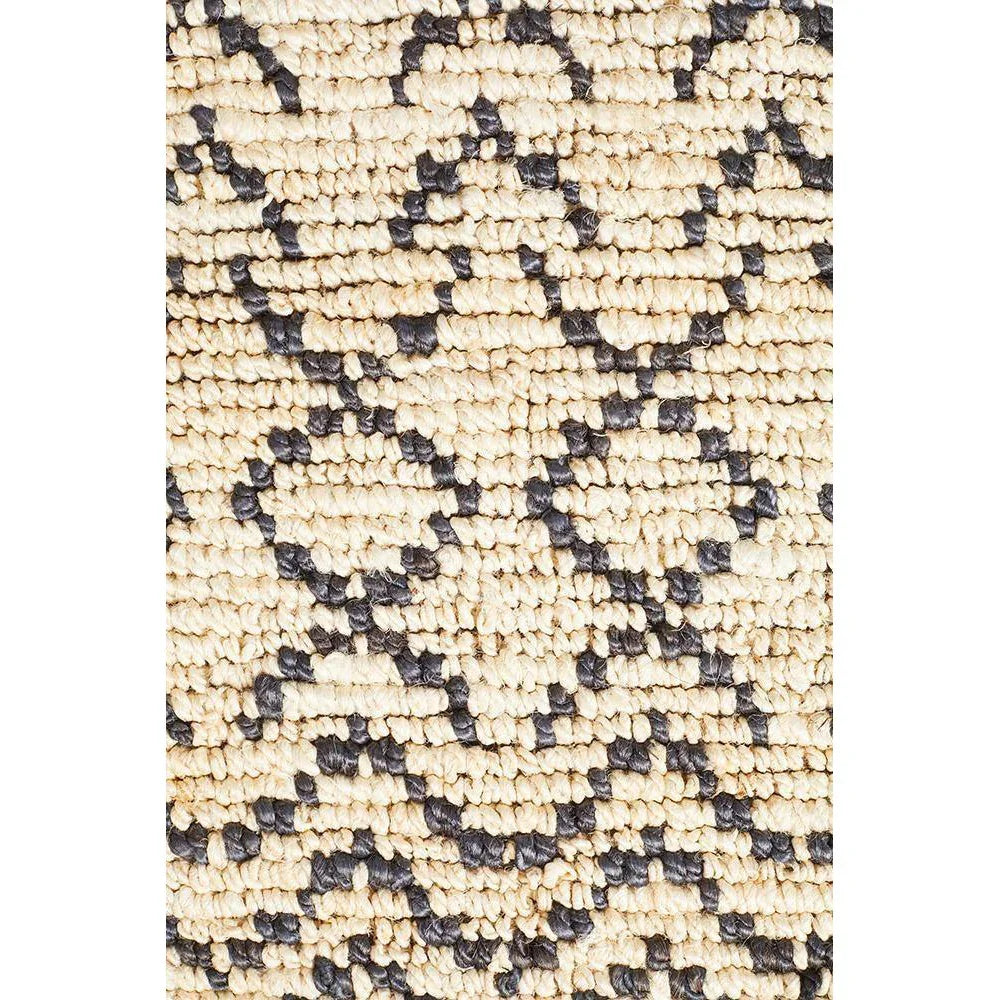 Kenya Elki Hand Woven Tribal Jute Rug