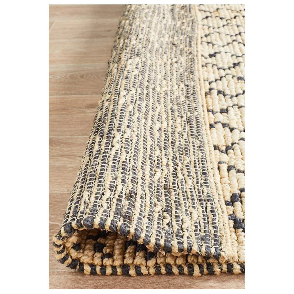 Kenya Elki Hand Woven Tribal Jute Rug