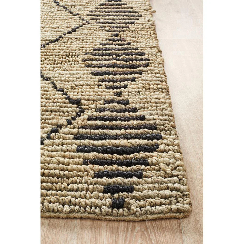 Kenya Kasa Hand Woven Tribal Jute Rug
