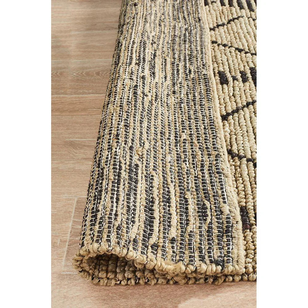 Kenya Kasa Hand Woven Tribal Jute Rug