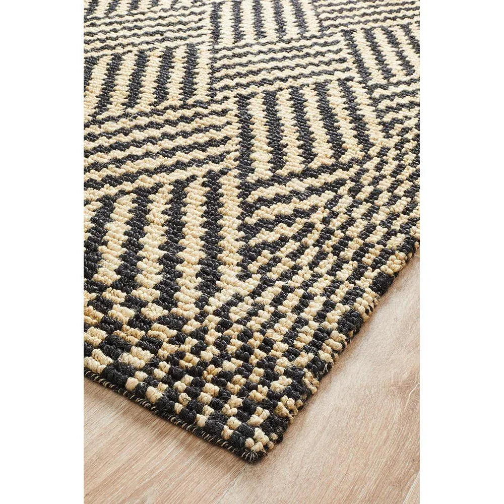 Kenya Kimi Hand Woven Tribal Jute Rug