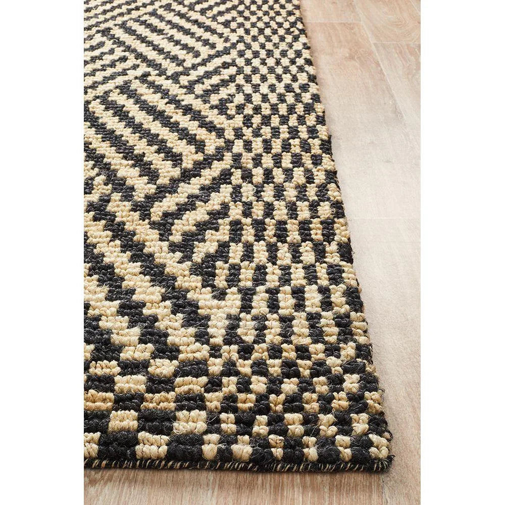 Kenya Kimi Hand Woven Tribal Jute Rug