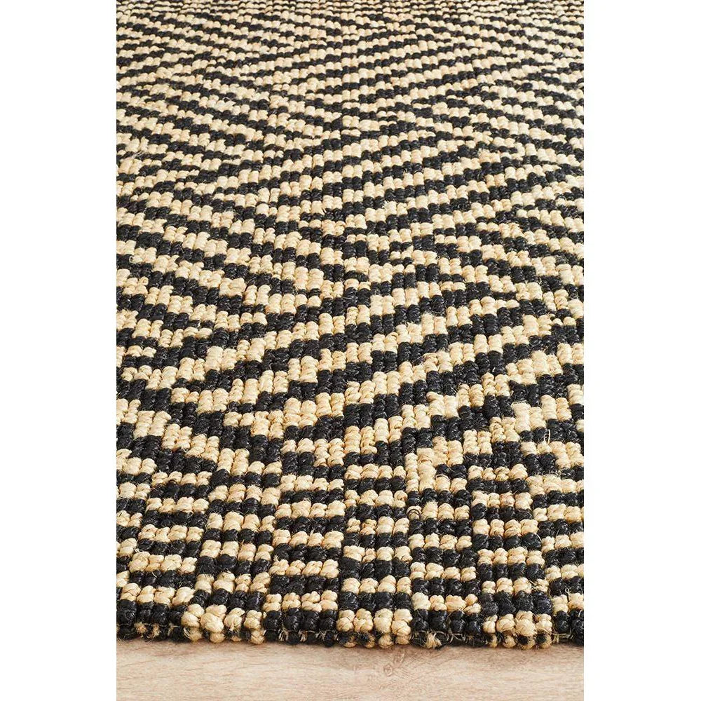Kenya Kimi Hand Woven Tribal Jute Rug